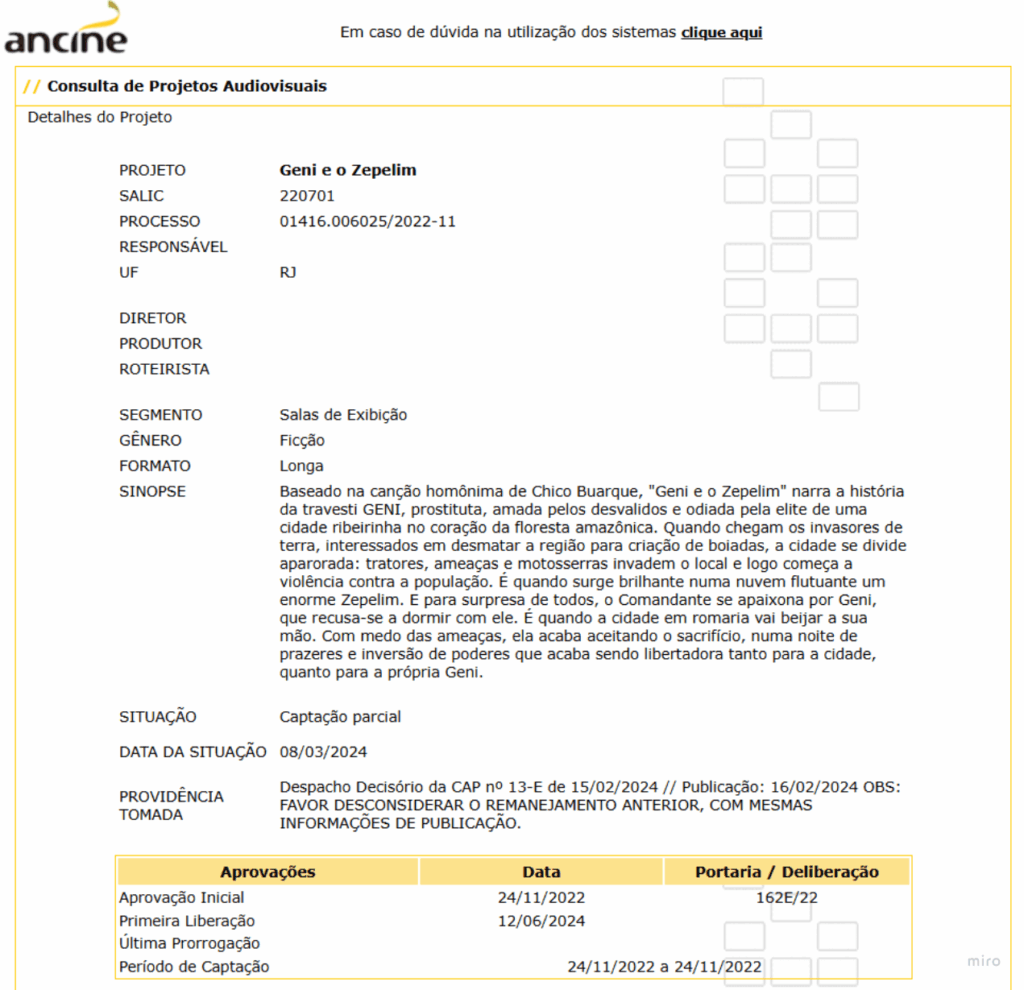 Geni e o Zepelim: O que não te contaram sobre o filme