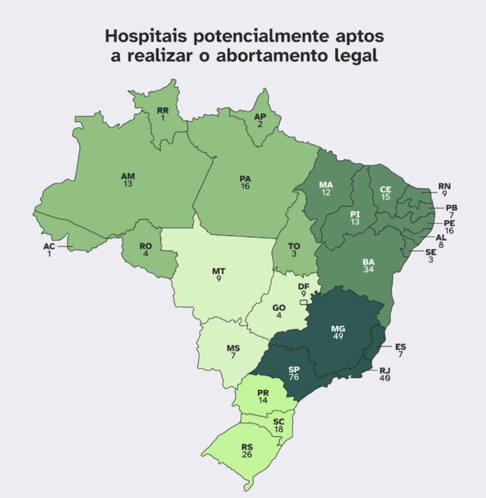 Fonte: Mapa do Aborto Legal (ARTIGO 19)